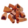 RJ45 Snagless Bubble Boot, 10 Pack Orange