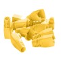 RJ45 Snagless Bubble Boot, 10 Pack Yellow