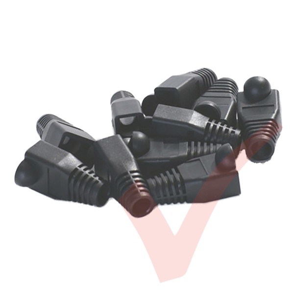 RJ45 Snagless Bubble Boot, 10 Pack Black