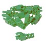 Snagless Slimline Crimp High Density 6MM Boot, 10 Pack Green