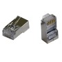UTP RJ45 Crimp Connector Plug (50u) Unshielded for Stranded Cable, 100 Pack