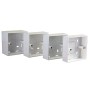 Structured Cabling Excel Single Gang Back Box