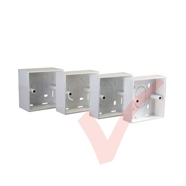 Structured Cabling Excel Single Gang Back Box