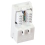 Excel Cat6 UTP Low Profile Module White