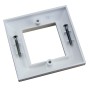 Excel Single Gang Bevelled Faceplate 100-712 - Patchsave Solutions