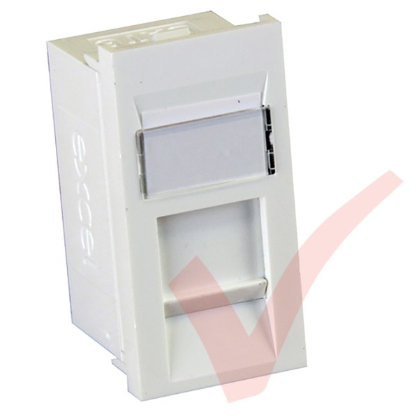 Excel Cat6 UTP Module White