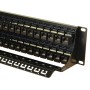 48 Port Cat6 Patch Panel 2U UTP Coupler