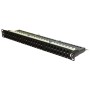 48 Port Cat6 Patch Panel 1U UTP Angled Easy Punch
