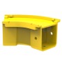 HellermannTyton GigaDuct 50mm 45° Horizontal Elbow With Cover