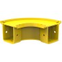 HellermannTyton GigaDuct 50mm 90° Horizontal Elbow With Cover