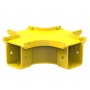 HellermannTyton GigaDuct 50mm Intersection With Cover