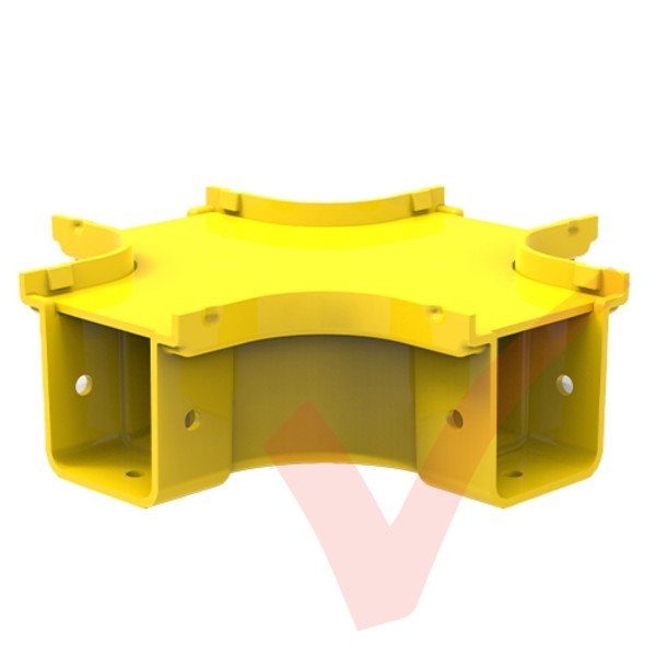 HellermannTyton GigaDuct 50mm Intersection With Cover