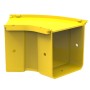HellermannTyton GigaDuct 100mm 45° Horizontal Elbow With Cover
