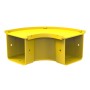 HellermannTyton GigaDuct 100mm 90° Horizontal Elbow With Cover