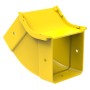 HellermannTyton GigaDuct 100mm 45° Vertical Up Inside Elbow With Cove