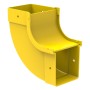 HellermannTyton GigaDuct 100mm 90° Vertical Up Inside Elbow With Cove