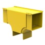 HellermannTyton GigaDuct 100mm Vertical T-Junction With Cover