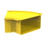 HellermannTyton GigaDuct 200mm 45° Horizontal Elbow With Cover