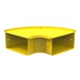 HellermannTyton GigaDuct 200mm 90° Horizontal Elbow With Cover