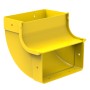 HellermannTyton GigaDuct 200mm 90° Vertical Up Inside Elbow With Cove