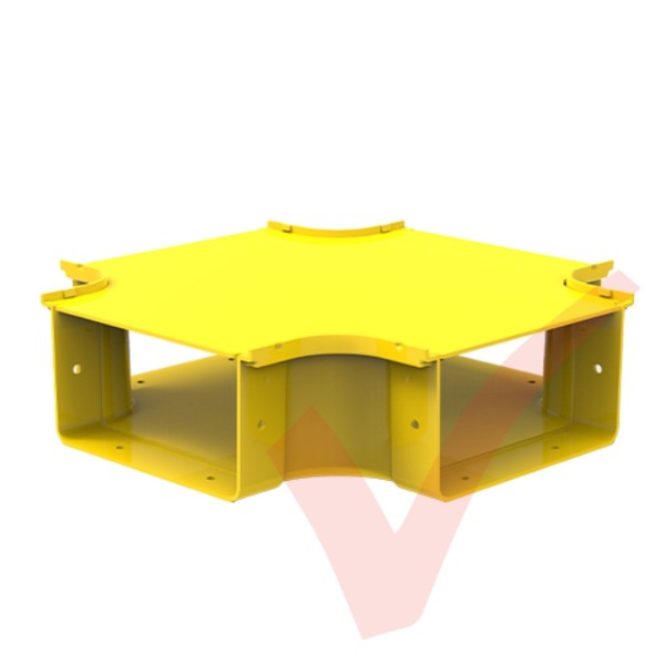 HellermannTyton GigaDuct 200mm Intersection With Cover