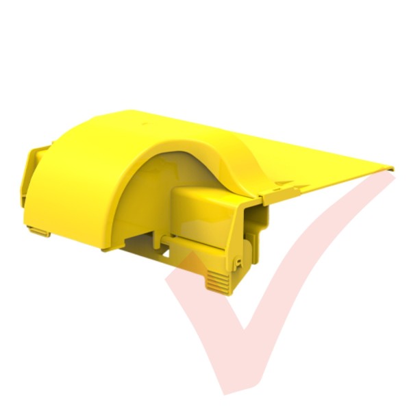 HellermannTyton GigaDuct 200mm x 200mm Horizontal T-Junction With Cover