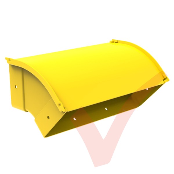 HellermannTyton GigaDuct 300mm 45° Vertical Up Outside Elbow With Cover