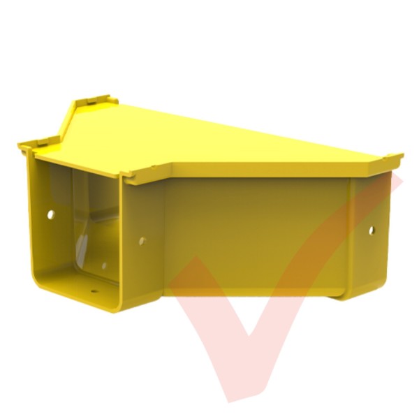 HellermannTyton GigaDuct 300mm x 100mm Reducer With Cover