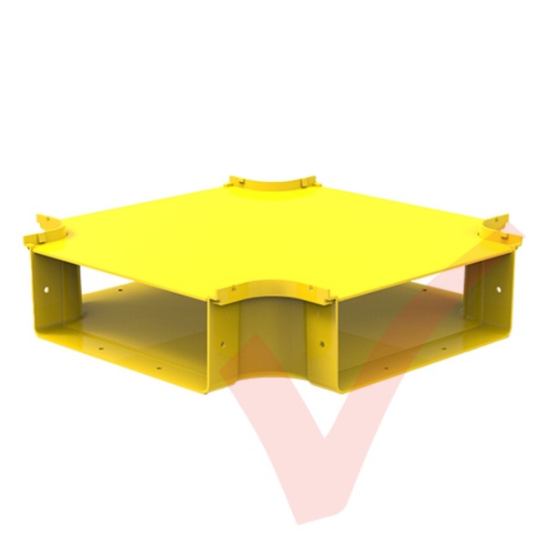 HellermannTyton GigaDuct 300mm Intersection With Cover