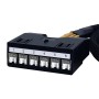Cat6a 6 Way Braided Loom Cassette to Cassette