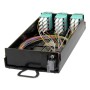 Zettonics MTP/MPO LC OM4 Multimode 12 Duplex Fibre 1x MTP Cassette Aqua (Polarity A/C)