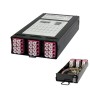 Zettonics MTP/MPO LC OM4 Multimode 12 Duplex Fibre 1x MTP Cassette Violet (Polarity A/C)