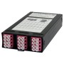 Zettonics MTP/MPO LC OM4 Multimode 12 Duplex Fibre 1x MTP Cassette Violet (Polarity A/C)