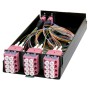 Zettonics MTP/MPO LC OM4 Multimode 12 Duplex Fibre 2x MTP Cassette Violet (Polarity A/C)