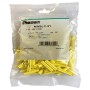 Yellow Panduit Identification Sleeve For 2mm Simplex Fibre Cables 100 Pack