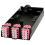 Zettonics LC OM4 Multimode 12 Duplex Unloaded Fibre Cassette Violet