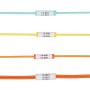 Aqua Panduit Identification Sleeve For 2mm Simplex Fibre Cables 100 Pack
