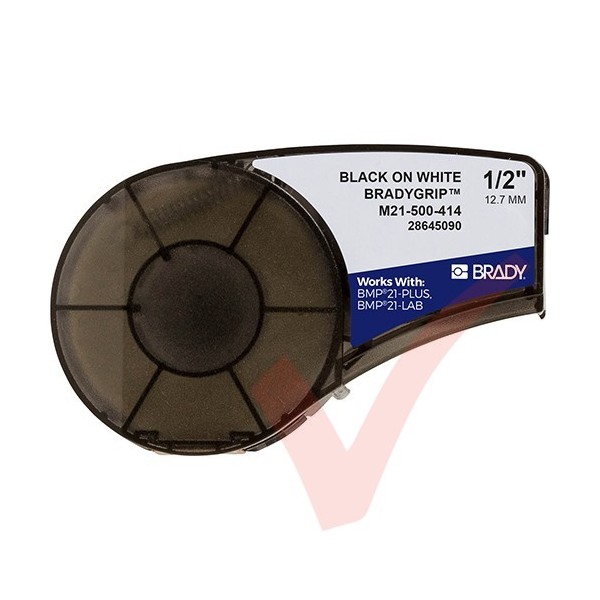 Brady 12.7mm BradyGrip Print-on Hook Material M21-500-414