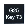 Rack Labels 25mm x 25mm x 2mm Custom Etched
