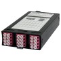 Zettonics LC OM4 Multimode 24 Fibre Splice Cassette Violet