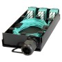 Zettonics LC OM4 Multimode 24 Fibre Splice Cassette Aqua