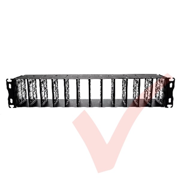 Zettonics MTP 2U Unloaded 12 Position Chassis