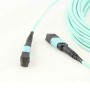 Aqua - MTP-MTP Type B (KeyUp KeyDown) MPO OM4 24 Core Fibre Trunk Cassette Cable