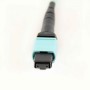 Aqua - MTP-MTP Type B (KeyUp KeyDown) MPO OM4 24 Core Fibre Trunk Cassette Cable