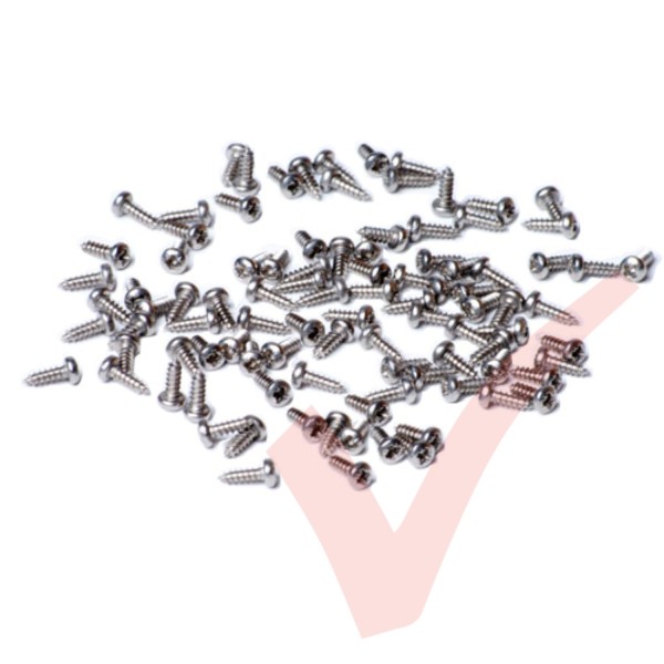 200x LC/SC A2 Stainless Screws for Adapter to Panel Fixing