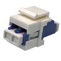 LC Duplex Singlemode Fibre Keystone Jack