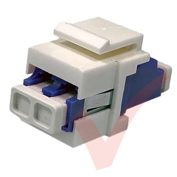 LC Duplex Singlemode Fibre Keystone Jack