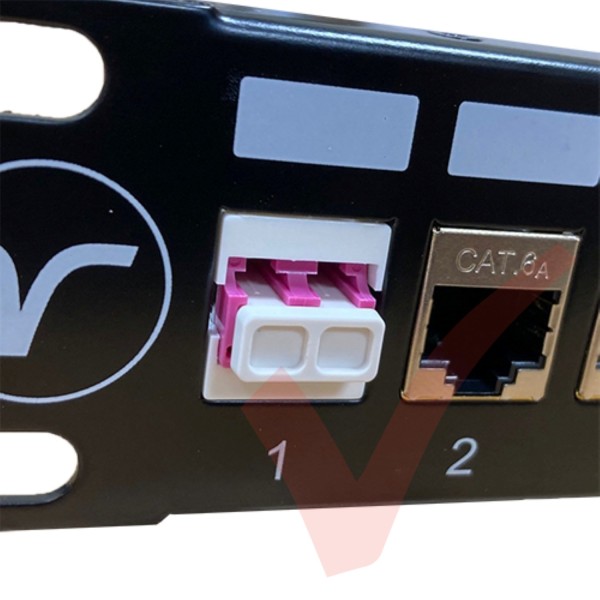 LC Duplex Singlemode Fibre Keystone Jack