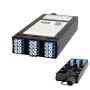 Zettonics LC OS2 Multimode 12 Duplex Unloaded Fibre Cassette Blue