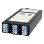 Zettonics LC OS2 Multimode 12 Duplex Unloaded Fibre Cassette Blue